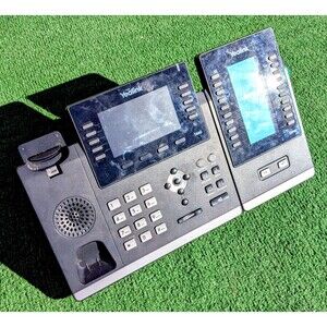 Yealink SIP-T46G Black IP VoIP Office Gigabit PoE Speakerphone NO Headset&Power